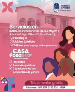 💜✨ En Pabellón de Arteaga seguimos acercando servicios pensados especialmente para las mujeres del municipio.